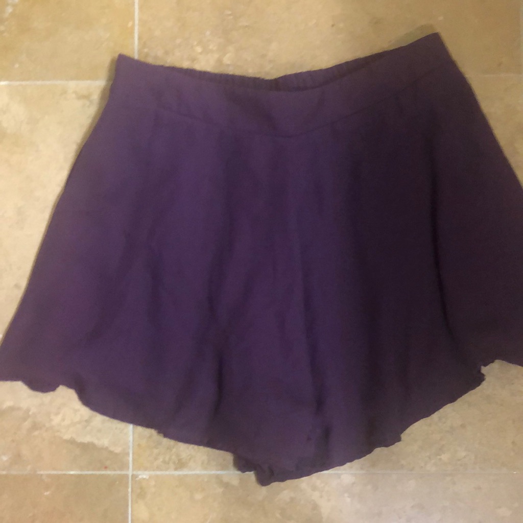 Solid Purple Shorts